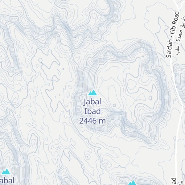 Map of Jabal Ibad