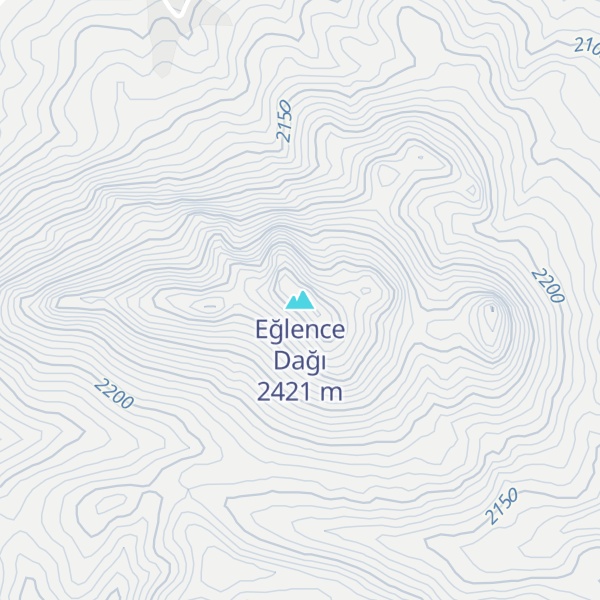 Map of Eğlence Dağı
