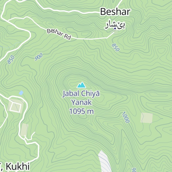 Map of Kurk-ē Kukhī