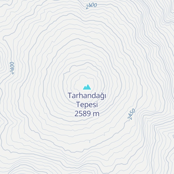 Map of Tarhandağı Tepesi