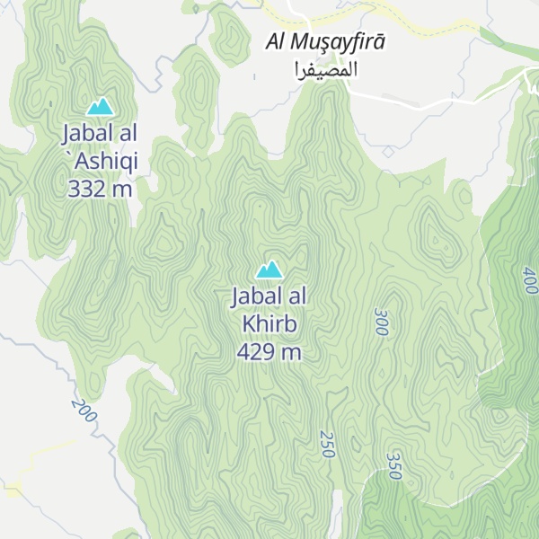 Map of Jabal al Khirb