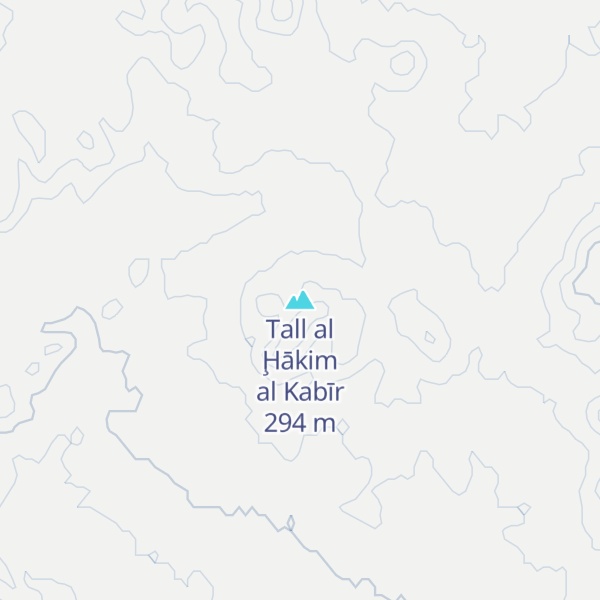 Map of Tall al Ḩākim al Kabīr