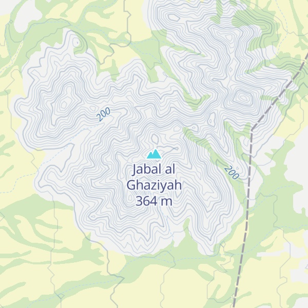 Map of Jabal al Ghaziyah