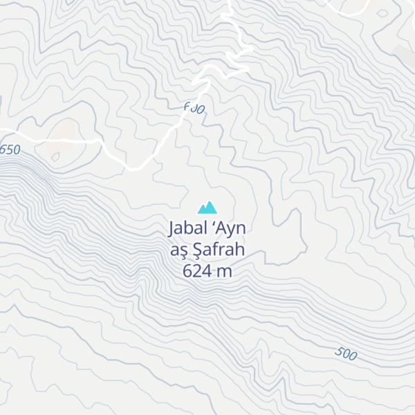 Map of Jabal ‘Ayn aş Şafrah