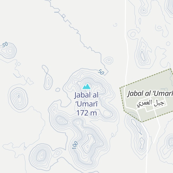 Map of Jabal al ‘Umarī
