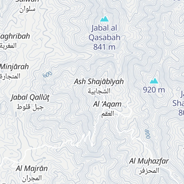 Map of Jabal an Nasirah
