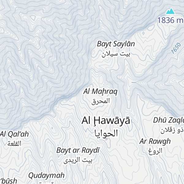 Map of Jabal Qārah
