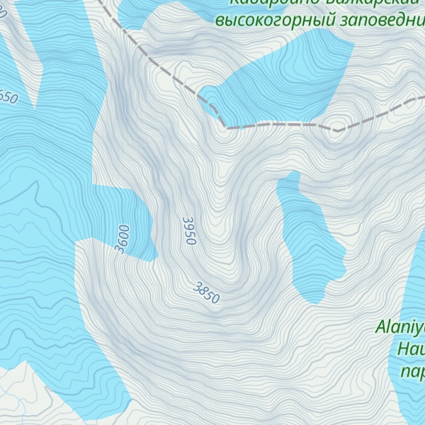 Map of Yuzhnii Doppah