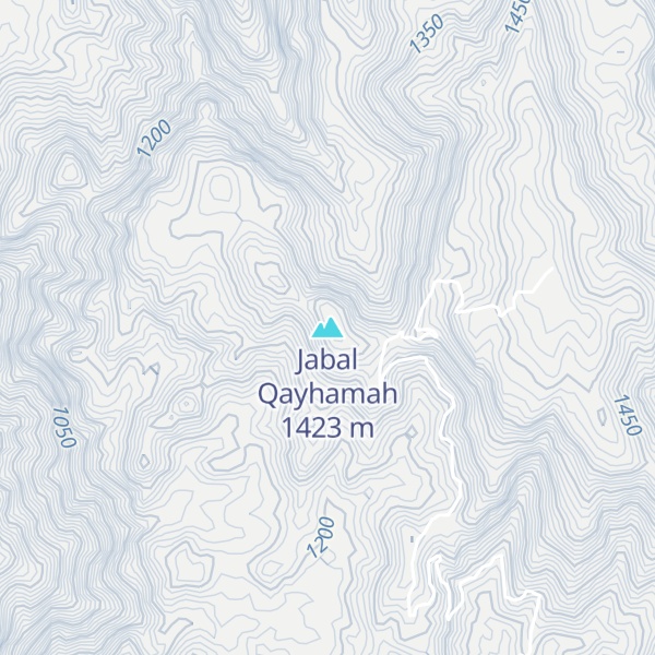 Map of Jabal Qayhamah