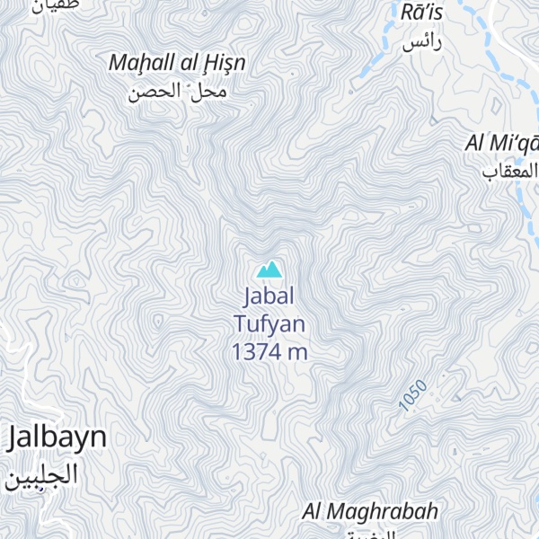 Map of Jabal Tufyan
