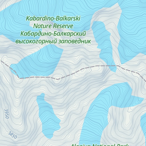 Map of Vostochnii Doppah