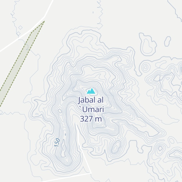 Map of Jabal al `Umari