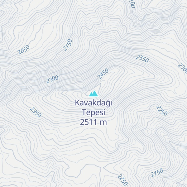 Map of Kavakdağı Tepesi