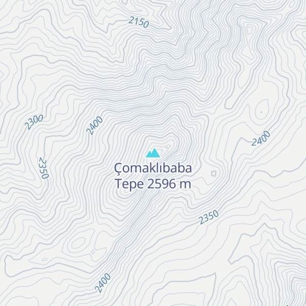 Map of Çomaklıbaba Tepe