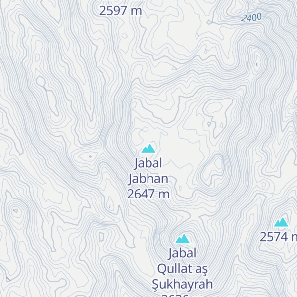 Map of Jabal Jabhan