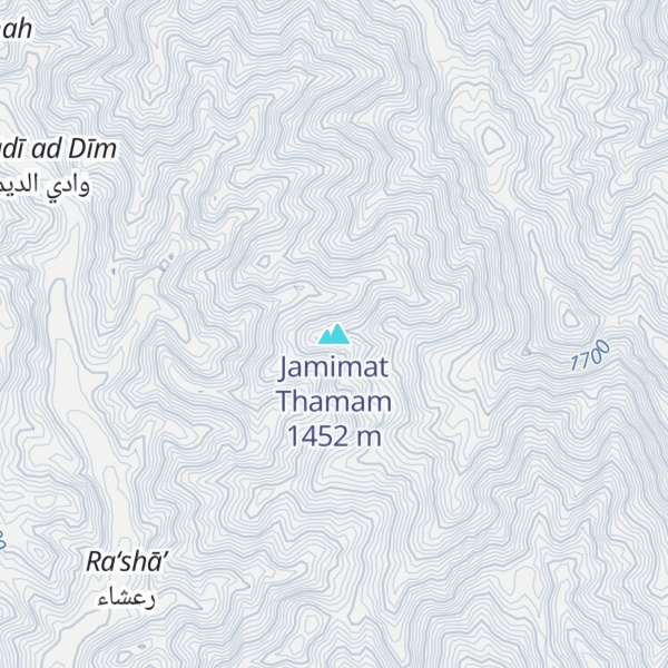 Map of Jamimat Thamam