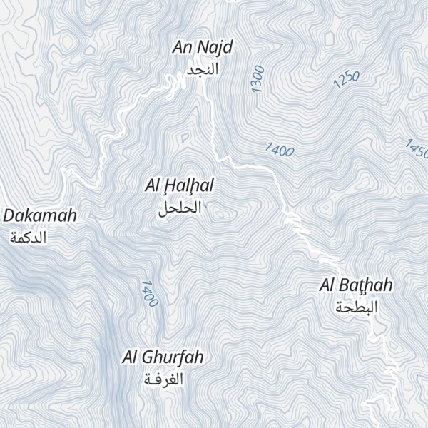 Map of Jabal Haram