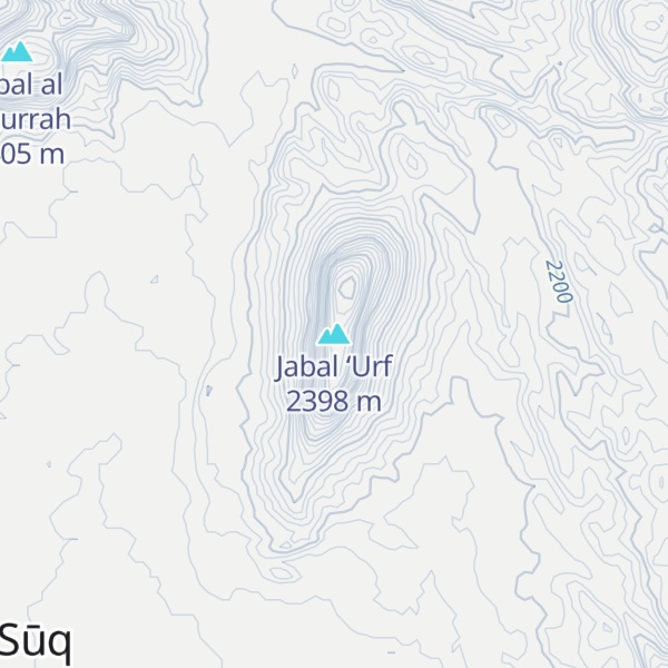 Map of Jabal ‘Urf