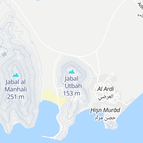 Map of Jabal `Utbah