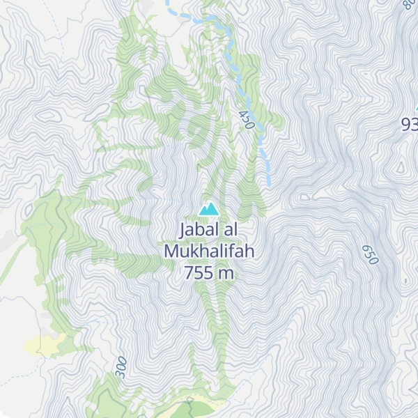 Map of Jabal al Mukhalifah