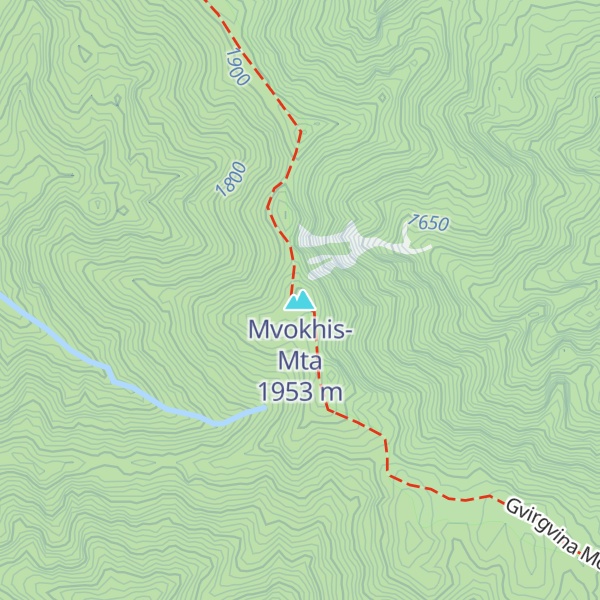 Map of Mvokhis-Mta