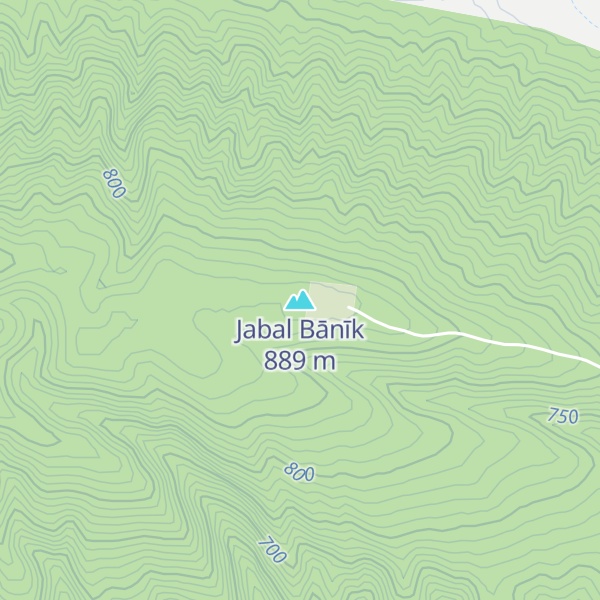 Map of Jabal Bānīk
