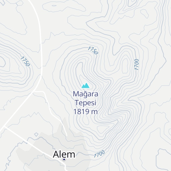 Map of Mağara Tepesi