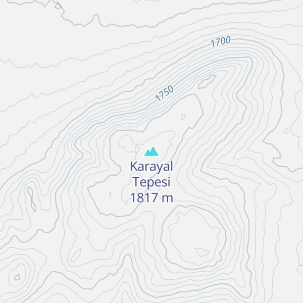 Map of Karayal Tepesi