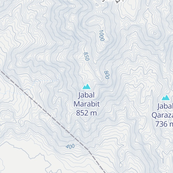 Map of Jabal Marabit