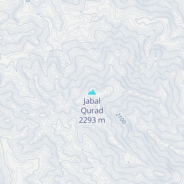Map of Jabal Qurad