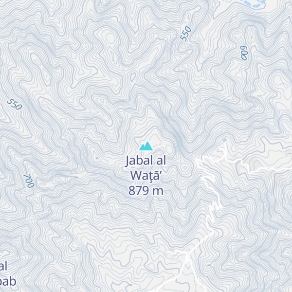 Map of Jabal al Waţā’