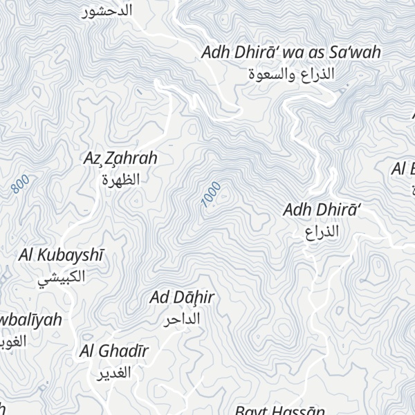 Map of Jabal ash Shabakah