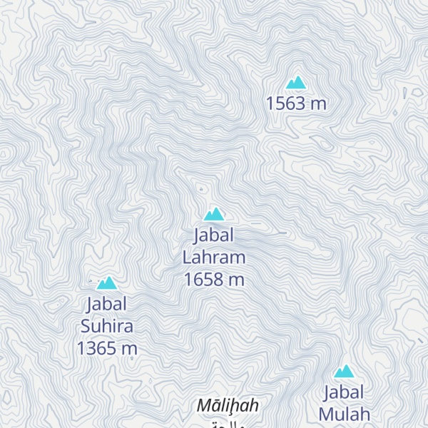 Map of Jabal Lahram