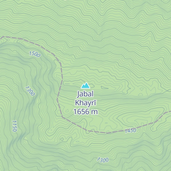 Map of Jabal Khayrī