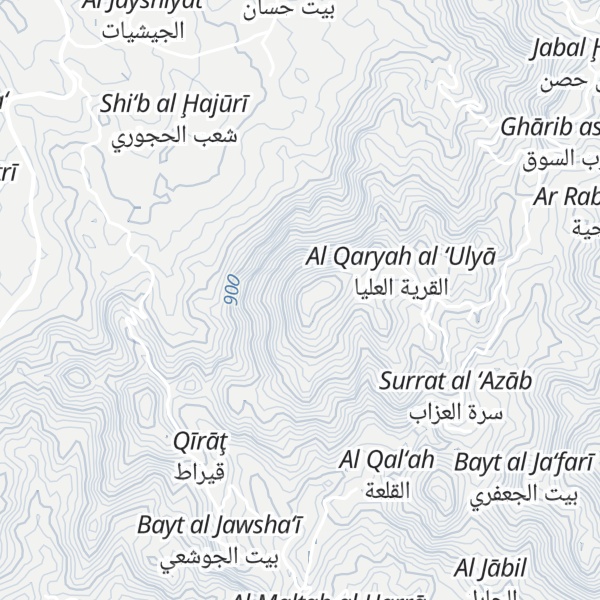 Map of Jabal Bani Harithah