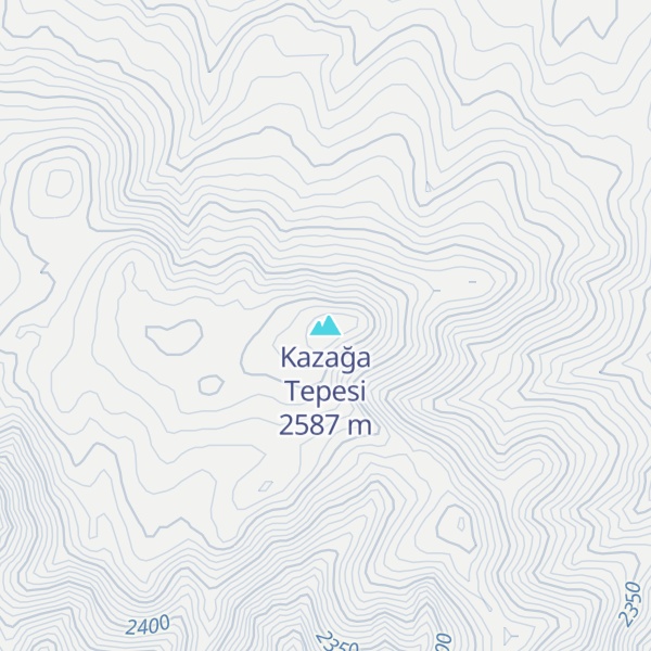 Map of Kazağa Tepesi