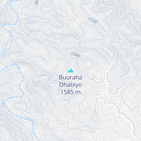 Map of Buuraha Dhabiyo