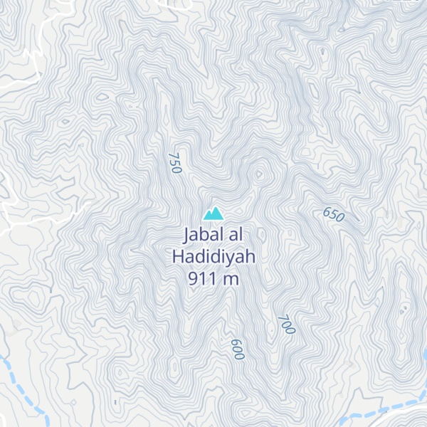 Map of Jabal al Hadidiyah