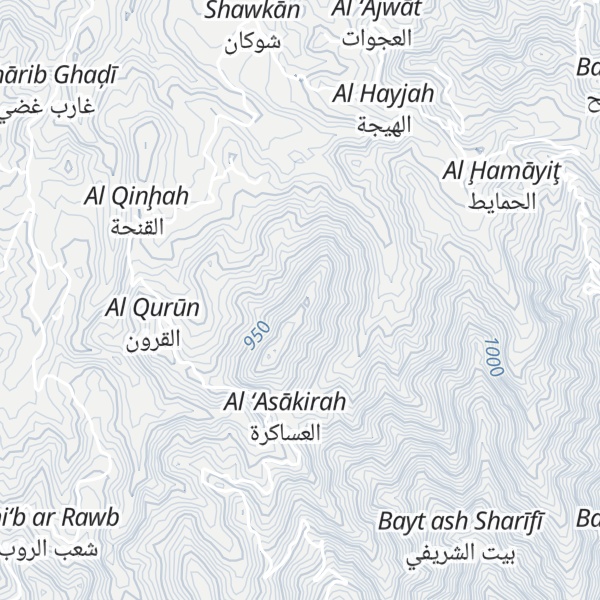Map of Jabal Niswi