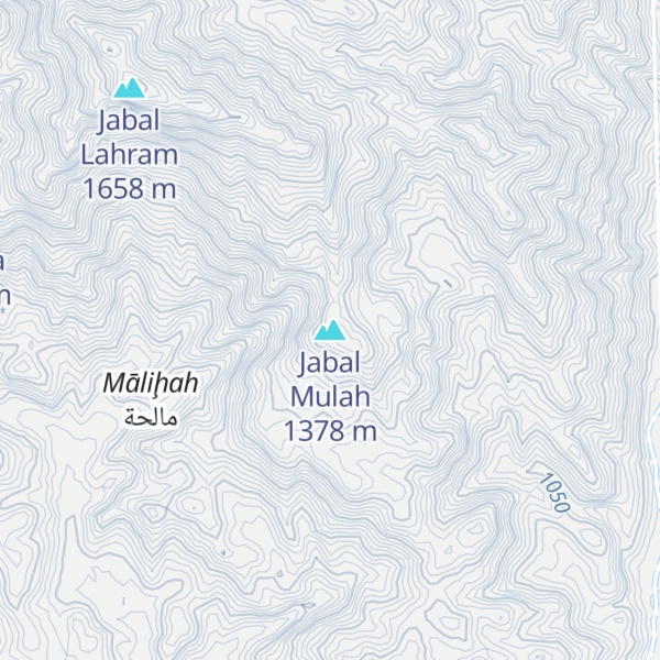 Map of Jabal Mulah
