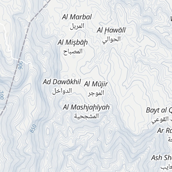 Map of Jabal Uwaylah