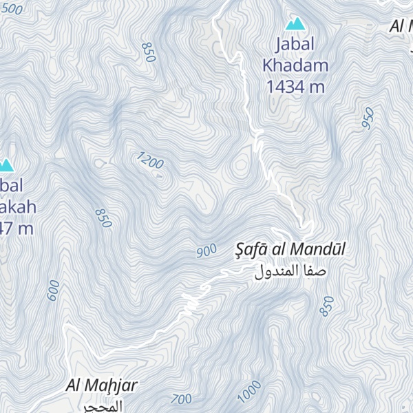 Map of Jabal al Jabub