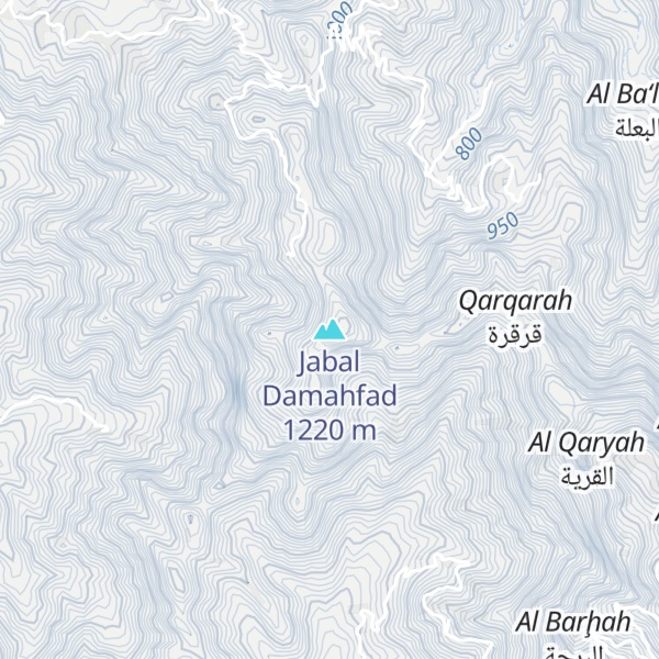Map of Jabal Damahfad