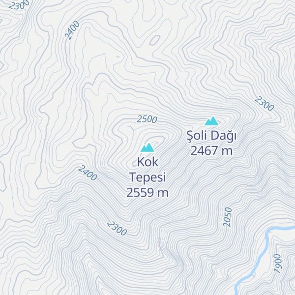 Map of Kok Tepesi