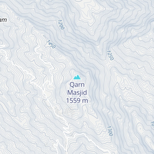 Map of Qarn Masjid