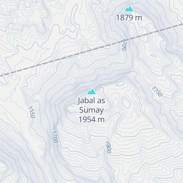 Map of Jabal as Sumay