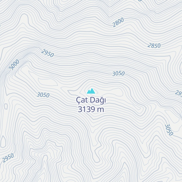 Map of Çat Dağı