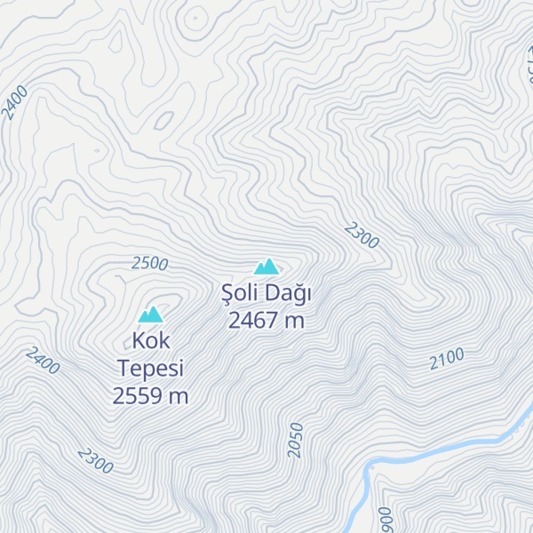 Map of Şoli Dağı