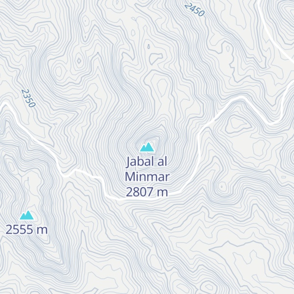 Map of Jabal al Minmar