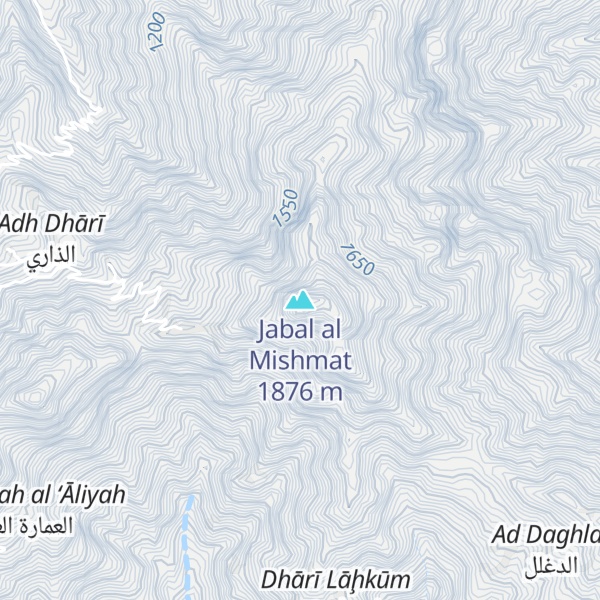 Map of Jabal al Mishmat